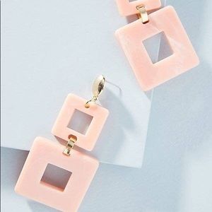 Anthropologie Toucan Earrings in Beautiful pink